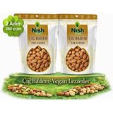 Nish Fresh Çiğ Badem Vegan Lezzetler 2 Paket 280 Gram