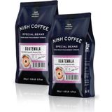 Nish Kahve Nish Guatemala Filtre Kahve 2 x 250 gr Yumuşak Lezzetli Arabica Çekirdek Kahve Taze Kavrulmuş - Kavrulmuş Çekirdek - 500 gr