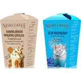 Nish Karamel Bisküvi Parçacıklı Çikolata Blue Raspberry Aromalı Toz İçecek 2 x 250 gr - 500 gr