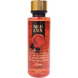 Nish Man NISHLADY Ambition 260 ml Vücut Spreyi Kadınlar İçin Meyveli ve Şehvetli Koku