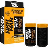 Nish Man Nıshman Beyaz Kapatıcı Pudra Wax 20 Gr Oynanabilir Yapı ile Saçlara Mat Görünüm Sağlar