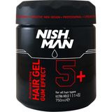 Nish Man Nıshman Ultra Sert Sakız Etkili Saç Jölesi 750 ml Tüm Saçlar İçin Güçlü Şekillendirme Özelliği