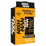 Nish Man Powder Styling White Coverage & Beyaz Kapatıcı Pudra Saç Şekillendirici 20 G