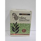 Nisha Nature Mate 6X10G Zarf Saç Beyaz Kapatıcı Hindistan Kınası Koyu Kahve Orjinal Kına,fırcası Hediyeli