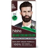 nishA SAKAL BOYAMA SETİ 60ML,10DK BEKLEME SÜRESİ AMONYAK PARABEN İCERMEZ,CİLDE LEKE YAPMAZ DARK BROWN