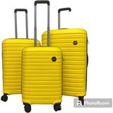 Nishev.com Evini Sev Premium 4 Tekerlekli Kırılmaz Valiz Set – Yerli Tasarım, Ultra Dayanıklı Abs - Renkli - Standart