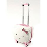 Nishev.com Evini Sev Premium Hello Kitty Çocuk Valizi - Abs 4 Tekerlekli Şık Şıklık - Renkli