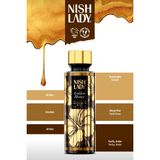 Nishlady Golden Honey Vücut Spreyi 260 ml Kadınlar için Tatlı Çiçeksi Hipoalerjenik Koku
