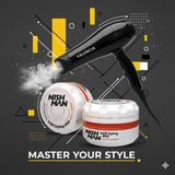 Nishman 06 Saç Şekillendiric Ultra Sert Parlak Wax 100 ml x 10 Adet/ + Fön Makinası Hediye
