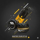 NISHMAN 07 SAÇ ŞEKİLLENDİRİC ULTRA SERT PARLAK WAX 100 Ml X 3 ADET/ + 400 ML TUZSUZ ŞAMPUAN HEDİYE