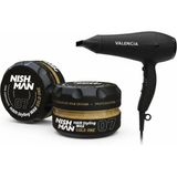Nishman 07 Saç Şekillendirici Ultra Sert Parlak Wax 150 ml x 10 Adet/ + Fön Makinası Hediye