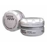 Nıshman 100 ml C1 Açık Gri Saç Boyayan Şekillendirici Wax