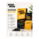 NISHMAN Aktif Karbonlu Siyah Nokta Temizleyici Burun Bandı (6'LI PAKET)