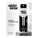 NISHMAN Erkek Deodorant Sprey 06 200 ml – Gün Boyu Ferahlık