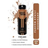 NISHMAN Erkek Sprey Deodorant 21 Saat Etkili Koruma - Blue Man - 200 ml