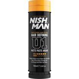 Nıshman Mat Argan Özlü U1 100 ml Saç Şekillendirici Wax
