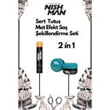 Nıshman Sert Tutuş Mat Efekt Saç Şekillendirici Set 2 In 1/05 Saç Sprey ,m4 Wax - Renkli