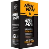 Nishman Seyrek Saç Kapatıcı Dolgunlaştırıcı Keratin Fiber Topik / Orta Kahve Renk 20 gr