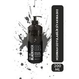 Nishman Soyulabilir Siyah Maske 200 ml Siyah Nokta ve Sivilce Karşıtı Etkili Bakım Özelliği