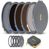 NiSi JetMag Pro 82 mm Manyetik Manzara ND Filtre Kiti - FS ND8, ND64, ND1000, Gerçek Renkli CPL Filtresi, Adaptör Halkaları 67/72/77/82mm