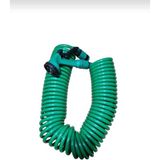 Nisibis Home 15 Metre Spiral Bahçe Hortumu Otomatik Toparlanan Esnek Sulama Hortumu Tabancalı Set