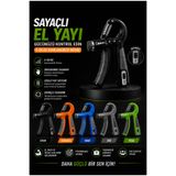 NİSİBİS HOME Ayarlı ( SAYAÇLI) El Yayı 5-60 Kg Ayarlanabilir Bilek Kas Güçlendirme Aleti