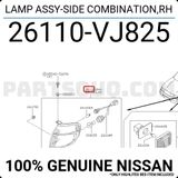 Nissan D22 2000-2001 Pickup () Sinyal Lambası Sağ . (Oem No:26110vj825)