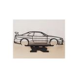 Nissan GTR R34 ile uyumlu 20cm Plastik Masa Süsü Masa Dekorasyonu, 354568746546546