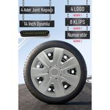 Nissan Jant Kapağı Seti 4 Adet 14" Inç Gri ( Micra Note Almira Qashqai Juke Primera Sunny ) G012 - 14 inç
