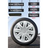 Nissan Jant Kapağı Seti 4 Adet 14" Inç Gri ( Micra Note Almira Qashqai Juke Primera Sunny ) G017 - 14 inç