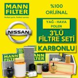 Nissan Juke 1.6 Mann-Filter Filtre Bakım Seti 2011 - 2018