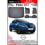 Nissan Juke 2020 Model 4d Alt Bagaj ve Pro Serisi Havuzlu Paspas Takımı - Siyah