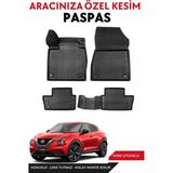 Nissan Juke 2023 Model Araca Özel Havuzlu Paspas Takım - Siyah
