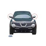 Nissan Juke Krom Ayna Kapağı 2 Prç. 2010-2014 Model Arası Uyumlu Paslanmaz Çelik ALD681000003