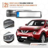 Nissan Juke Krom Plakalık - Hummer Tip 2 Adet