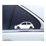 Nissan micra Basık kasa sticker kelebek cam yapıştırması