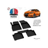 Nissan Micra (K14) Ferrous 4d Havuzlu Kauçuk Paspas 2018 - Siyah