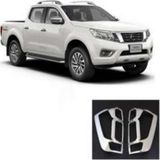 Nissan Navara Uyumlu 2016 Sonrası Arka Stop Kaplama Abs (Plastik) Krom