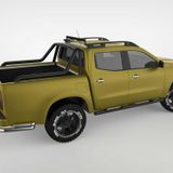 Nissan Navara Uyumlu Rollbar - Canyon Siyah Roll Bar (Aqm - Prb28) Parça