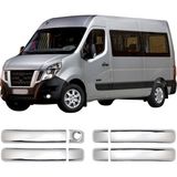 Nissan NV400 Uyumlu 2010 ve Üzeri Krom Kapı Kolu 4 Kapı Paslanmaz Çelik