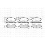 Nissan On Fren Balatası Nissan Navara 04-10 Patfınder 05-11 (17 Jant) - Kraftvoll 07010344