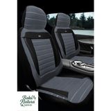 Nissan Presea 1990–1999 Bakü Natura Serisi Raşel Füme Siyah Koltuk Kılıfı - Füme - Siyah