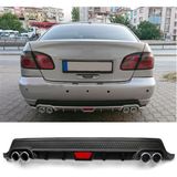 Nissan Primera Uyumlu Body Kit Difüzör 4 Çıkış Yuvarlak Siyah Model 2