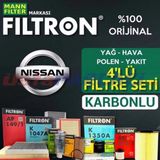 Nissan Qashqai 1.6 Dci Filtron Filtre Bakım Seti 2014-2017