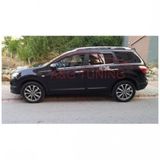 Nissan Qashqai +2 2010-2013 Paslanmaz Çelik 4 Parça Krom Cam Çıtası