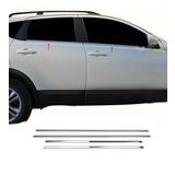 Nissan Qashqai 2007-2010 Paslanmaz Çelik 4 Parça Krom Cam Çıtası