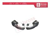 Nissan Qashqai 2007-2013 J10 JJ10 İçin Alüminyum Kaplama Paslanmaz İç Sağ ve Sol Kapı Kolu