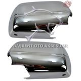 Nissan Qashqai 2007-2014 Krom 2 Parça Ayna Kapağı