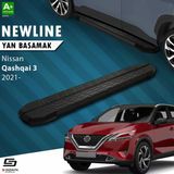 Nissan Qashqai 3 NewLine Siyah Yan Basamak 173 Cm 2021 Üzeri A+ Kalite