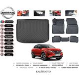 Nissan Qashqai E-Power 2022 Model 3D Bagaj Havuzu+4d Havuzlu Paspas Seti - Siyah